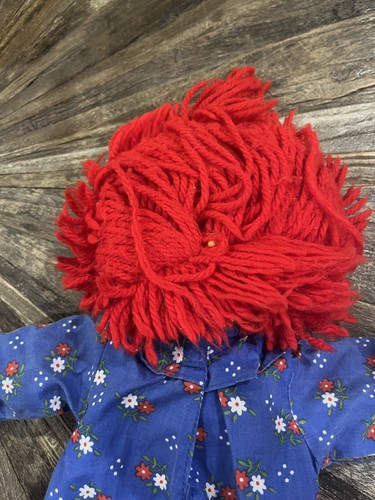 Vintage Playskool 1987 Plush Raggedy Ann Rag Doll 13” Tall - Picture 5 of 7