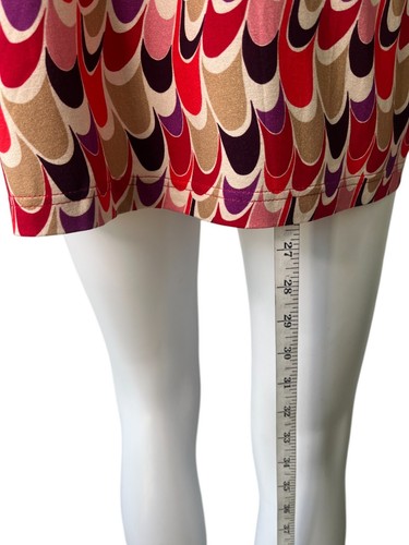 T-shirt bianca top taglia 20 donna Greta Swirl rosa e rosso mix nuova EU48 PREZZO AL PUBBLICO £80 - Foto 5 di 12