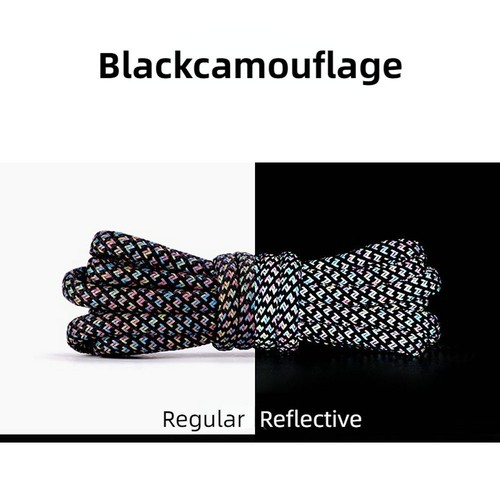 2 PEZZI Lacci di ricambio per stivali in corda riflettente tondi per scarpe sneakers stivali - Foto 11 di 26