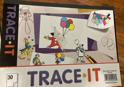 Trace It: From 5 Star Supplies. Pack of 4  Art Drawing