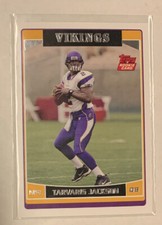 TARVARIS JACKSON 2006 Topps # 384 Minnesota Vikings Rookie Card RC