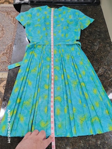 Vintage 60s Handmade Psychedelic Mod Hippie Dress Small - Picture 11 of 19