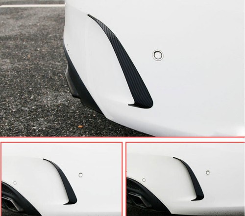 Alerón labial trasero de fibra de carbono ABS aletas patos para Benz Clase C 2015-2021 - Imagen 6 de 11