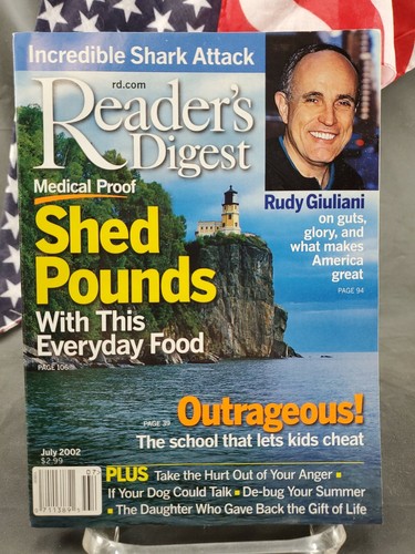 Reader's Digest Magazine July 2002 Rudy Giuliani FREE SHIPPING!!! - Picture 1 of 2