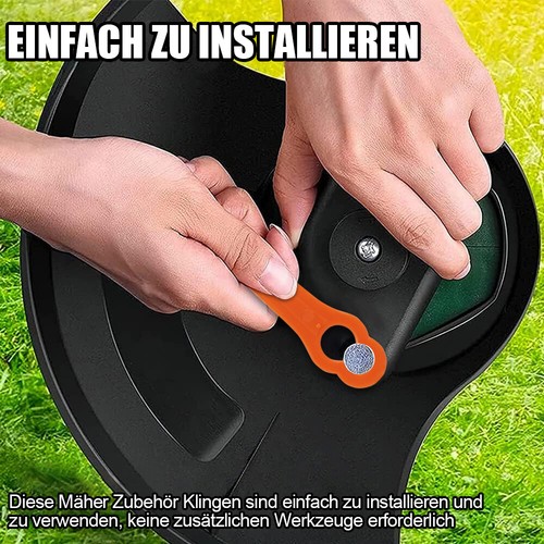 200 X Ersatz Kunststoff Messer Klingen Für Einhell Akku Rasentrimmer Ge-ct 18 Li - Bild 6 von 38
