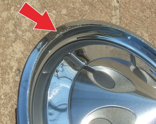 Set of 4 Genuine AMC Hornet 14" Stainless Hubcaps Wheel Covers 1972 1975 OEM - Picture 7 of 12