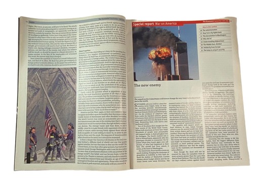 THE ECONOMIST MAGAZINE THE DAY THE WORLD CHANGED SEPTEMBER 15 2001 9/11 WTC - Picture 10 of 10