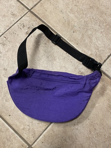 Marsupio vintage ad alto impatto viola tracolla regolabile SPEDIZIONE GRATUITA - Foto 2 di 2