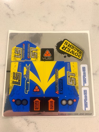 LEGO STICKER SHEET for 8494 Ring of Fire, New & Genuine! - Picture 1 of 1