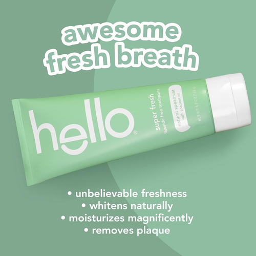 Super Fresh Whitening Toothpaste, Fluoride Free Toothpaste with Natural Spear... - Picture 11 of 12