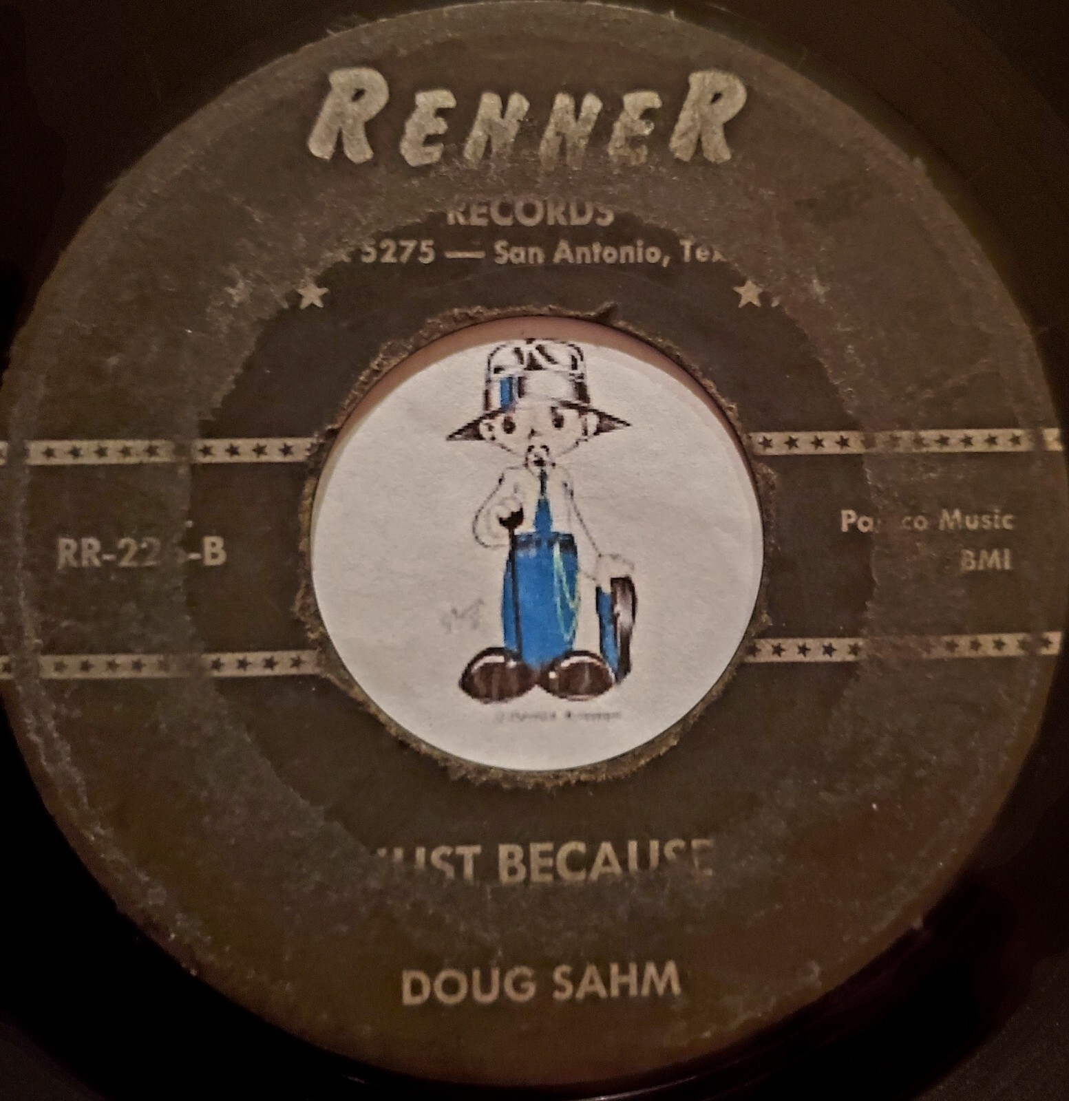 photo of Chicano Soul Northern  Doug Sahm Listen Just Because 45