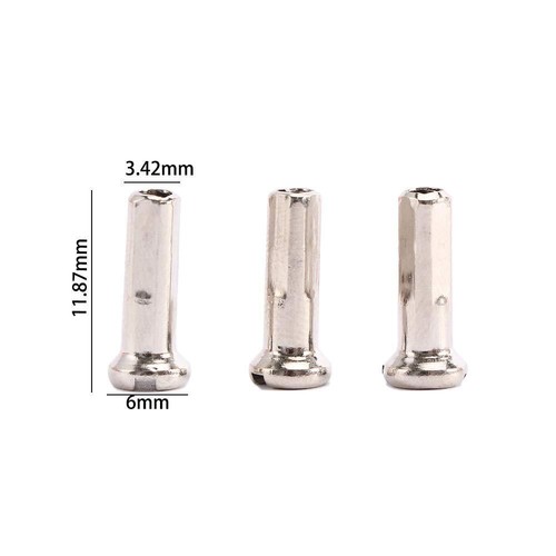 Bike Wheel Bicycle Spoke Nipples Cycling Spokes Nipples Spoke Screw Spoke Cap - Picture 5 of 14