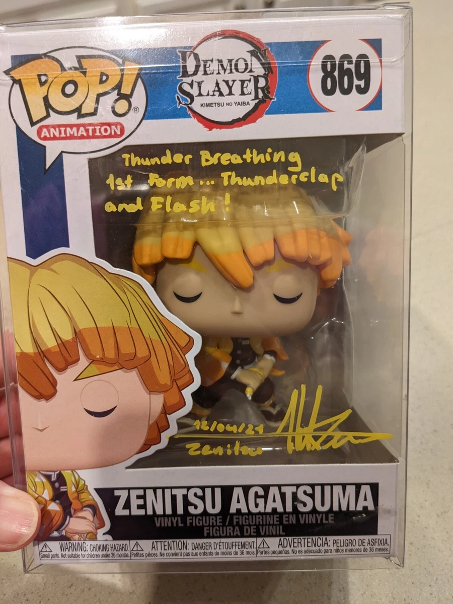 Zenitsu Agatsuma Funko Pop Signed by Aleks Le www.ugel01ep.gob.pe