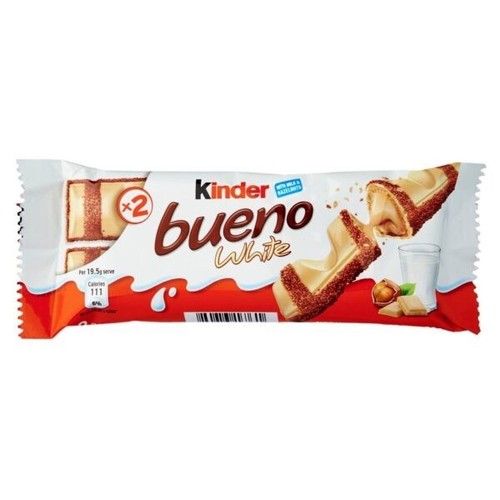 15 x KINDER BUENO WHITE Schokoriegel mit Kakao und Milch 39g (1,37oz) - Bild 3 von 7