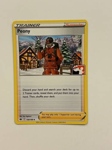 Pfingstrose 150/198 Pokemon Preispaket Serie 1 Chilling Reign Variante F - Bild 1 von 2