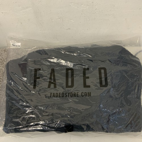 Fadedstore Men’s Fleece Hoodie In Black Size Medium New With Tags - Picture 8 of 9