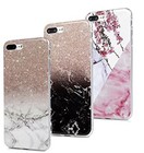 Coque en marbre pour iPhone 7 Plus, silicone TPU souple ultra fine