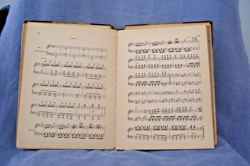 Antique 1900 World's Best Music Instrumental for Piano Hardcover by George Bryan