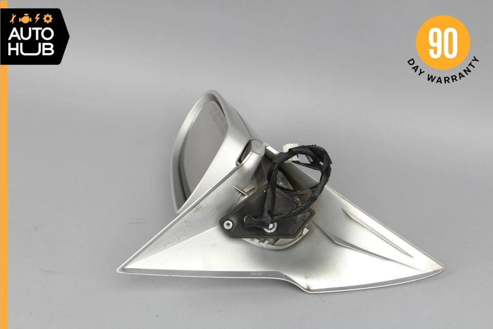 04-08 Espejo retrovisor derecho plateado Mercedes R230 SL500 SL550 FABRICANTE DE EQUIPOS ORIGINALES Foto 3 de 4