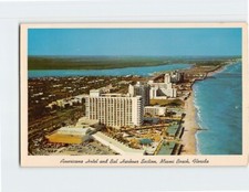 Postcard Americana Hotel & Bal Harbour Section Miami Beach Florida USA