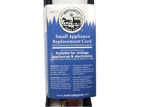 Forman 4-Matic Coffee Percolator Power Cord Model A (AH) (2pin) 36" part - Picture 25 of 44