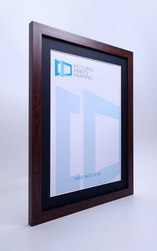 Schwarz Foto Bilderrahmen 19 mm 8x8"" 8x9 8x10 8x11 8x12-8x20"" Halterung Glas Perspex - Bild 63 von 72