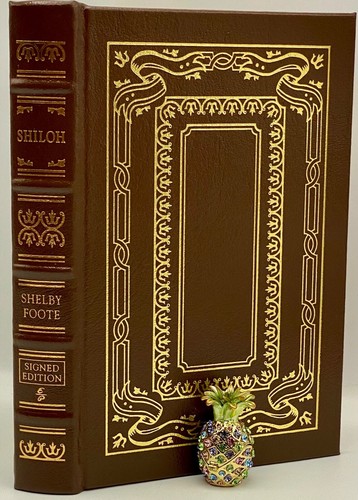 🖊SIGNED Easton Press SHILOH Foote Collectors DELUXE LTD Edition Civil War RARE! - Picture 2 of 20