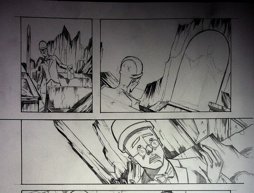 Spellbinder 2024 Original MATT HEBB Hand Drawn Interior Comics Page - Picture 3 of 4