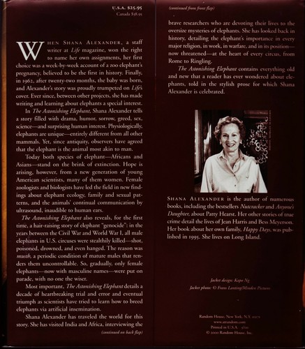THE ASTONISHING ELEPHANT - Shana Alexandra (First edition hardcover, 2000) - Imagen 2 de 2