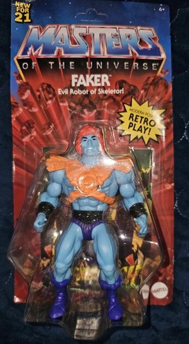 NEW Mattel Masters of Universe Origins FAKER Merman 6" Blue Action Figure - Picture 4 of 10