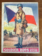 1933 Goudey Soldier Boys Chewing Gum Cards R142 Czechoslovakia #4
