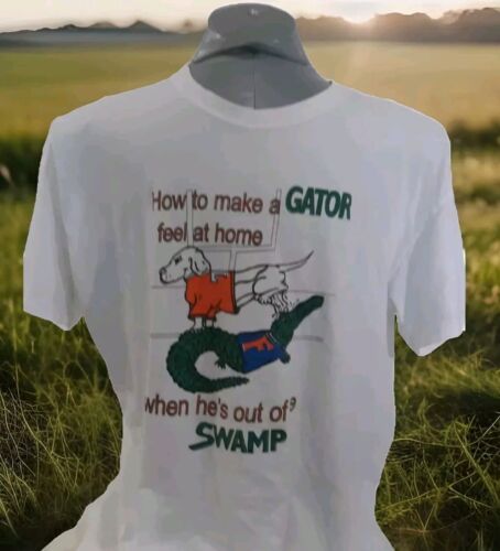 T-shirt vintage rara Tennessee Volunteers VS Florida Gators taglia XL - Foto 8 di 8
