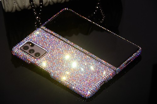 Luksusowe brokatowe prawdziwe diamentowe etui kryształowe etui do Samsung Galaxy Z składane 4/3/2 - Zdjęcie 18 z 64