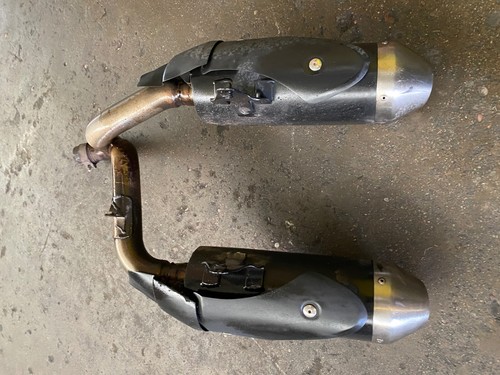 TRIUMPH 1050 SPEED TRIPLE 2014 2011-2015 AUSPUFF ENDDOSEN VERBINDUNGSROHRE SYSTEM - Bild 6 von 8