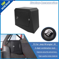Left Rear Trunk Safe Box Secret Storage Password Lock for Jeep Wrangler JK 07-18