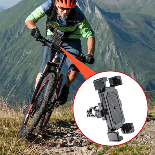 360° Rotation Mobile Phone Holder Handlebar Mount For Motorcycle Bicycle Bike - Picture 14 of 15