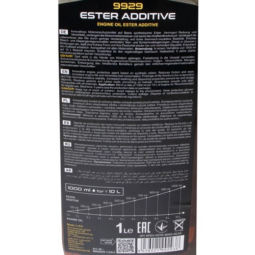 Protección Del Motor Aditivo 2 X 1 Litro Aceite Desgaste Ester 9929 Mannol de - Bild 6 von 7