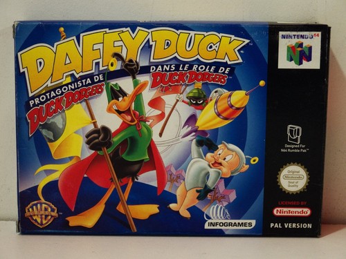 Daffy Duck dans le Rôle de Duck Dodgers Nintendo 64 N64 PAL EUU - Imagen 1 de 14