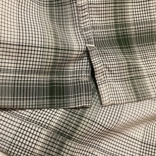 Haggar Clothing Men’s Collar Button Down Short Sleeve Green Plaid XXL Shirt - Picture 10 of 17