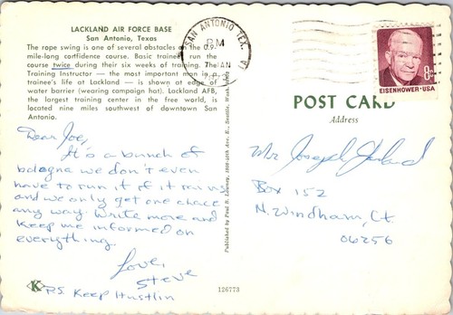 Postcard Lackland Air Force Base San Antonio Texas TX 6x4  Basic Training - Bild 2 von 2
