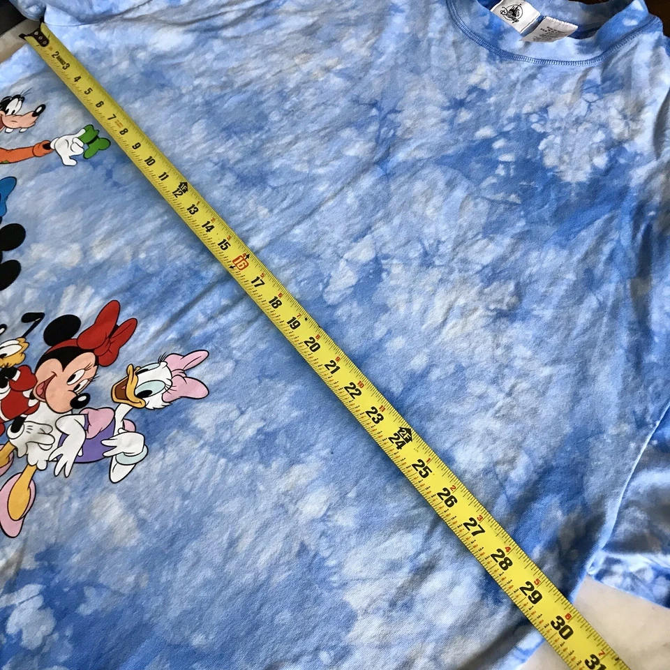 Disney Disneyland Mickey And Friends Celebration Blue Tie Dye Spirit Jersey 3XL - Image 4 of 4