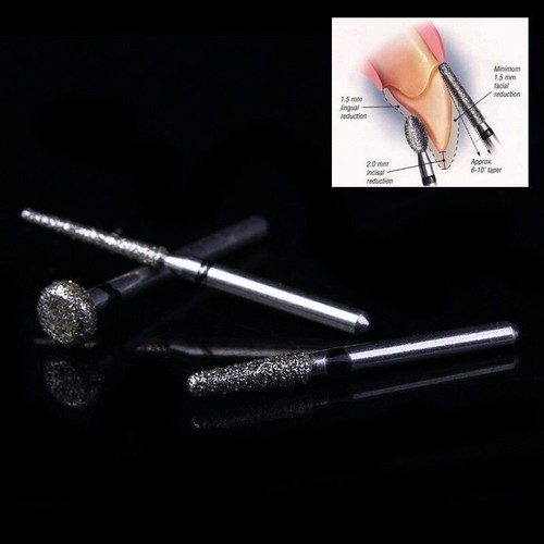 50 Pcs Dental Diamond FG High Speed Burs for Polishing Smoothing Teeth Polishers - Picture 243 of 361