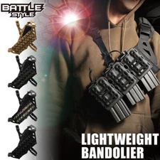 LayLax Airsoft Battle Style Lightweight Bandolier series Upper Body Equipment