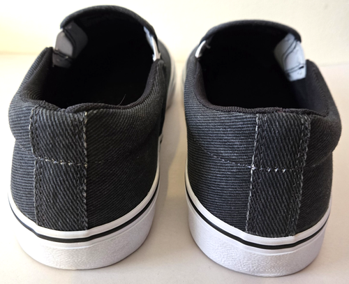 Zapatos sin cordones de lona No Boundaries para hombre EE. UU. 9 brezo gris carbón náutico - Imagen 5 de 8