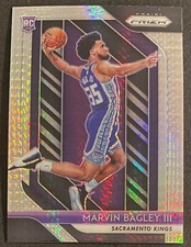 2018-19 Panini Prizm Marvin Bagley Silver Hyper Prizm RC #181 Rookie NBA Card. rookie card picture