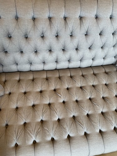 Arhaus Club Line Tufted Inverted Camelback Sofa - Picture 6 of 16