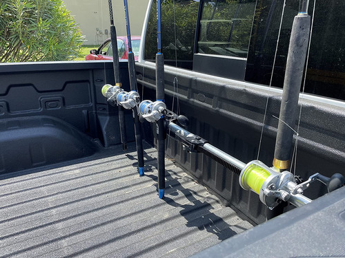 Dev Fishing RB 100 Truck Bed Aluminum Adjustable Rod Rack Pole Holder X4 - Picture 2 of 7