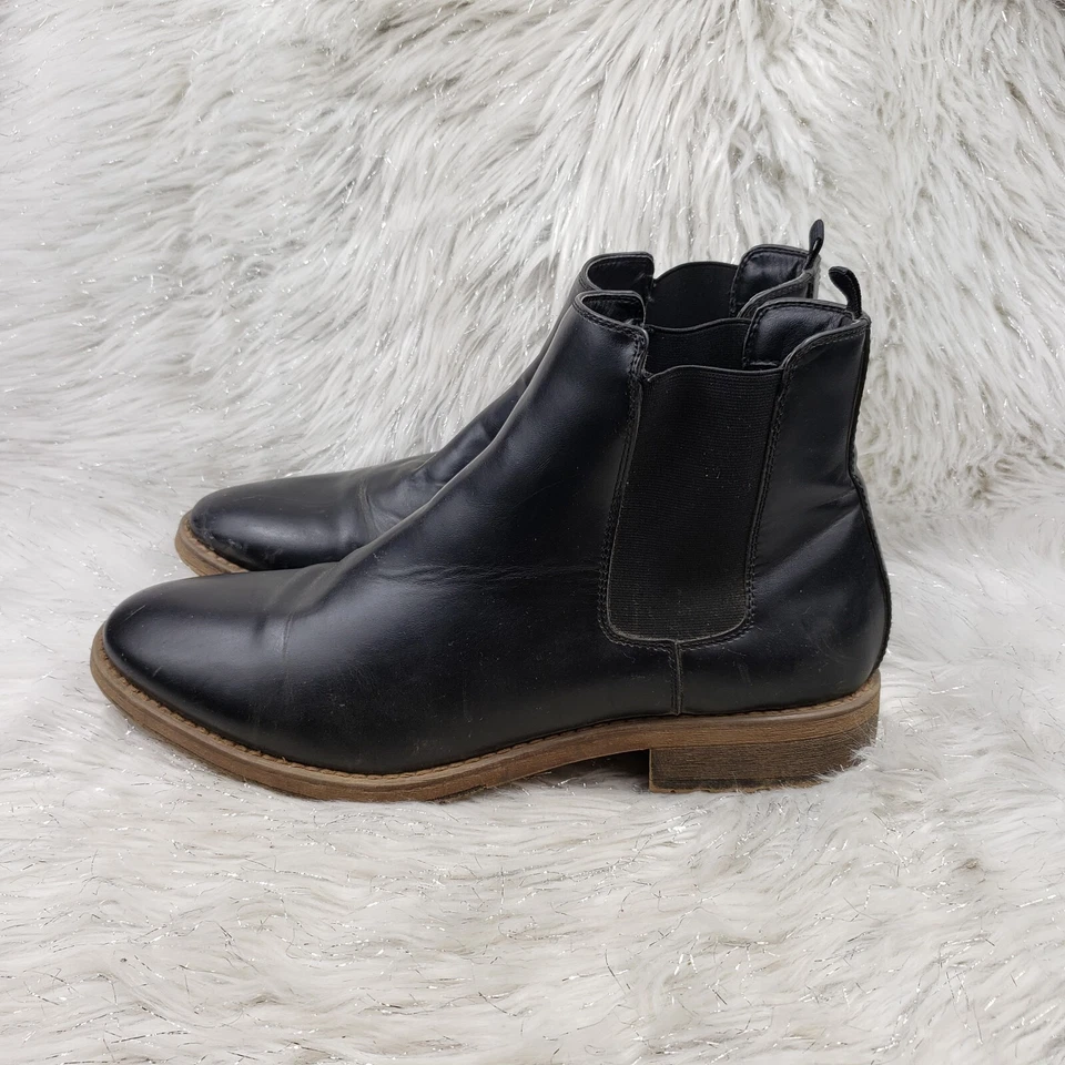 Zapatos informales sin cordones negros PERRY ELLIS PORTAFOLIO para hombre talla 11 Foto 2 de 4