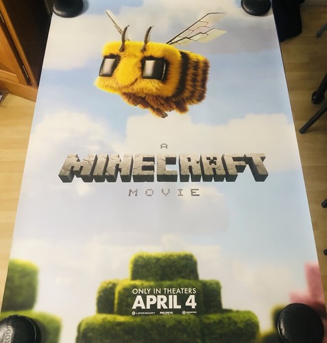 MINECRAFT Original Double Sided 27x40 Movie Poster Video Game Version B