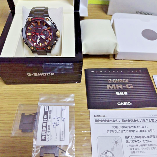 Casio G-shock Titanium solar radio bluetooth sport men's watch MRG-B2000B-1A4JR - Picture 2 of 6